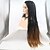 cheap Premium Synthetic Lace Wigs-Synthetic Lace Front Wig Dreadlocks / Faux Locs Plaited Layered Haircut Braid Lace Front Wig Long Black / Brown Synthetic Hair 24 inch Women&#039;s Women Plait Hair Black Brown Sylvia