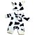 cheap Dolls Accessories-Doll accessories Pretend Play Reborn Doll Cow Baby Boy Baby Girl Cute Kids / Teen Cloth Kids Baby Unisex Toy Gift 2 pcs