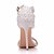 cheap Wedding Shoes-Women&#039;s Wedding Shoes Wedding Solid Colored Imitation Pearl Buckle Tassel Stiletto Heel Peep Toe Sweet Lace PU Ankle Strap White