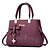 cheap Handbag &amp; Totes-Women&#039;s Bow(s) Faux Leather Top Handle Bag Handbags Solid Color Dark Grey / Wine / Black