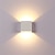 baratos Candeeiros Luzes de Exterior-12 w conduziu a luz de parede de alumínio projeto trilho quadrado ao ar livre à prova d &#039;água lâmpada de parede quarto de cabeceira quarto artes