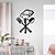 abordables Autocollants muraux-Decorative Wall Stickers - Plane Wall Stickers Shapes Living Room / Bedroom / Bathroom