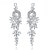 levne Earrings-Women&#039;s Clear Cubic Zirconia Earrings Cut Out Stylish Earrings Jewelry Silver / Gold For Party Wedding 1 Pair