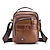 cheap Crossbody Bags-Men&#039;s Embossed Shoulder Messenger Bag Cowhide Solid Color Black / Brown / Fall &amp; Winter
