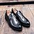 Χαμηλού Κόστους Ανδρικά Oxfords-Ανδρικά Παπούτσια άνεσης PU Άνοιξη Καθημερινό Oxfords Φορέστε την απόδειξη Κόκκινο / Μπλε / Μαύρο