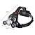 cheap Outdoor Lights-Headlamps Waterproof Rechargeable 2400 lm LED LED 3 Emitters 4 Mode with Charger Waterproof Rechargeable Impact Resistant Camping / Hiking / Caving Everyday Use Cycling / Bike / Aluminum Alloy