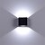 baratos Candeeiros Luzes de Exterior-12 w conduziu a luz de parede de alumínio projeto trilho quadrado ao ar livre à prova d &#039;água lâmpada de parede quarto de cabeceira quarto artes