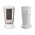 cheap Alarm Clocks-LED Alarm clock White Plastics AAA Batteries Powered Lighting Wake Up Clock / Calendar / date / day / Thermometer