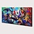 halpa Abstraktit taulut-öljymaalaus käsintehty käsinmaalattu seinätaide abstrakti värikäs kodinsisustus sisustus valssattu kangas ei kehystä venyttämättä