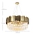 cheap Chandeliers-8-Light 60 cm Chandelier Metal Crystal Painted Finishes Modern 110-120V / 220-240V