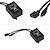 baratos Bases &amp; Conectores para Lâmpadas-controlador de música preta para led rgb luz de sincronização de música controlador de mudança de cor controlador de som com controlador de teclas ir 20 dc12v
