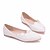 cheap Wedding Shoes-Women&#039;s Wedding Shoes Flat Heel Pointed Toe Minimalism Sweet Wedding Party &amp; Evening Lace PU Stitching Lace Solid Colored White