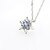 cheap Necklaces-Women&#039;s Pendant Necklace Classic Snowflake Trendy Cute Rhinestone Alloy Blue Light Blue 45 cm Necklace Jewelry 1pc For Daily Street