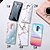 abordables Samsung-kotelot-Phone Case For Samsung Galaxy Back Cover S9 S9 Plus S8 Plus S8 S7 edge S7 IMD Marble Soft TPU