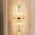 abordables Apliques de pared de cristal-Creativo Lámparas de pared Cristal Luz de pared 220-240V 40 W / E14 / CE