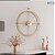 abordables Horloges Murales-Fashion / Modern Contemporary Stainless steel Irregular Classic Theme Indoor Battery Decoration Wall Clock No Electroplated No 52cm*59cm