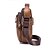 cheap Crossbody Bags-Men&#039;s Embossed Shoulder Messenger Bag Cowhide Solid Color Black / Brown / Fall &amp; Winter
