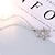 cheap Necklaces-Women&#039;s White AAA Cubic Zirconia Pendant Necklace Classic Snowflake Simple Trendy Casual / Sporty Copper Silver 45 cm Necklace Jewelry 1pc For Work Festival