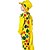 cheap Kids Halloween Costumes-Burlesque Clown Circus Pennywise Party Costume Kid&#039;s Boys&#039; Funny &amp; Reluctant Halloween Christmas Halloween Carnival Festival / Holiday Nylon Tactel Yellow Easy Carnival Costumes Polka Dot / Hat / Hat