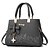 cheap Handbag &amp; Totes-Women&#039;s Bow(s) Faux Leather Top Handle Bag Handbags Solid Color Dark Grey / Wine / Black