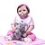 cheap Reborn Doll-NPKCOLLECTION 24 inch NPK DOLL Reborn Doll Girl Doll Baby Girl Reborn Toddler Doll Newborn lifelike Artificial Implantation Blue Eyes Full Body Silicone with Clothes and Accessories for Girls