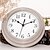 cheap Rustic Wall Clocks-Modern Style / European Plastic &amp; Metal Round Indoor AA Batteries Powered Decoration Wall Clock Mirror Polished No