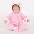 cheap Dolls-FeelWind 18 inch Reborn Doll Girl Doll Baby Girl lifelike Handmade Cute Child Safe Kids / Teen Cloth 3/4 Silicone Limbs and Cotton Filled Body with Clothes and Accessories for Girls&#039; Birthday and