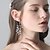 cheap Earrings-Women&#039;s Drop Earrings Braided Pearl Earrings Jewelry Silver For Wedding Party Festival 1 Pair