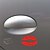 preiswerte Dekoration und Schutz für Autokarosserie-White / Black / Blushing Pink Car Stickers Cartoon / Cute / Humor Door Stickers / Car Tail Stickers / Window Trim Characters Stickers