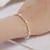 abordables Bijoux mode-Bracelet de charme Bracelet de perles Femme Franges Sculpture Cristal Argent sterling Boule dames Mode Bracelet Bijoux Argent pour Soirée Quotidien Des sports