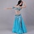 cheap Belly Dancewear-Belly Dance Costumes Skirts Crystals Carnival Wear / Rhinestones Paillette Women&#039;s Performance Training Sleeveless Dropped Polyester
