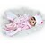 cheap Reborn Doll-NPKCOLLECTION 24 inch NPK DOLL Reborn Doll Girl Doll Baby Girl Reborn Toddler Doll lifelike Gift Artificial Implantation Brown Eyes Cloth 3/4 Silicone Limbs and Cotton Filled Body with Clothes and