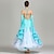 cheap Ballroom Dancewear-Ballroom Dance Dress Beading Crystals / Rhinestones Women&#039;s Performance Sleeveless High Spandex Chiffon Organza