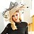 cheap Party Hats-Flax Kentucky Derby Hat / Headbands with Feather 1pc Wedding / Party / Evening Headpiece