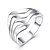 cheap Rings-Band Ring Contour Sterling Silver Ladies Fashion 8 / Statement Ring / Women&#039;s