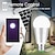 Недорогие Умные LED лампы-умная светодиодная лампочка wifi умная лампочка белого света с регулируемой яркостью белого цвета, управляемая смартфоном, дневной свет белый ночной свет, концентратор не требуется, работает с amazon