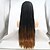 cheap Premium Synthetic Lace Wigs-Synthetic Lace Front Wig Dreadlocks / Faux Locs Plaited Layered Haircut Braid Lace Front Wig Long Black / Brown Synthetic Hair 24 inch Women&#039;s Women Plait Hair Black Brown Sylvia