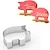 tanie Formy do ciast-Fat Pig Shape Cookies Cutter Cake Decorating Fondant Tools Biscuit Baking Molds