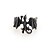 abordables Bague Homme-Homme Bague Fantaisie Grosse 1pc Noir Dorée Argent Alliage Forme Géométrique Gros Fantaisie Cadeau Casual Bijoux Géométrique Dinosaure Mignon