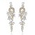 cheap Earrings-Women&#039;s Clear Cubic Zirconia Earrings Cut Out Stylish Earrings Jewelry Silver / Gold For Party Wedding 1 Pair