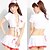 preiswerte Anime Cosplay-Krankenschwestern Erwachsene Damen Kleid Cosplay Kostüm Für Leistung Polyester Solide Halloween Karneval Maskerade oben Rock Kopfbedeckung