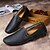 cheap Men&#039;s Slip-ons &amp; Loafers-Men&#039;s Leather Shoes Driving Shoes Spring &amp; Summer Vintage Daily Outdoor Loafers &amp; Slip-Ons Cowhide Non-slipping Wear Proof Black / Blue / Brown