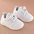 voordelige Oplichtende kinderschoenen-Jongens Voor meisjes Sneakers LED Comfortabel Oplichtende schoenen Netstof Little Kids (4-7ys) Dagelijks ulko- Lichtgevend Wit Zwart Roze Lente &amp; Herfst