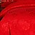 billige Capas de edredon-Duvet Cover Sets Chinese Red Polyster Printed &amp; Jacquard 4 PieceBedding Sets / 4pcs (1 Duvet Cover, 1 Flat Sheet, 2 Shams)