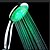 お買い得  LEDライト付きシャワーヘッド-3色の感温LEDの色を変更するハンドシャワー