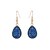 cheap Earrings-Women&#039;s Earrings Pear Cut Aquarius Mood Cute Druzy Elizabeth Locke Boho Earrings Jewelry Beige / White / Pink / Dark Blue For Daily 1 Pair