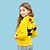 cheap Kigurumi Pajamas-Kid&#039;s Hoodie Kigurumi Pajamas Pika Pika Onesie Pajamas Polar Fleece Yellow Cosplay For Boys and Girls Animal Sleepwear Cartoon Festival / Holiday Costumes