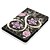 cheap iPad case-Case For Apple iPad Mini 3/2/1 / iPad Mini 4 / iPad Mini 5 Wallet / Card Holder / with Stand Full Body Cases Flower Hard PU Leather