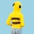 cheap Kigurumi Pajamas-Kid&#039;s Hoodie Kigurumi Pajamas Pika Pika Onesie Pajamas Polar Fleece Yellow Cosplay For Boys and Girls Animal Sleepwear Cartoon Festival / Holiday Costumes