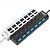 cheap USB Hubs &amp; Switches-USB 2.0 to USB 2.0 USB Hub 7 Ports With Switch(es)